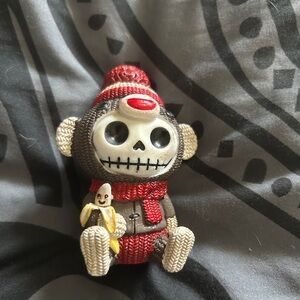 Furry Bones Sock Monkey Figurine